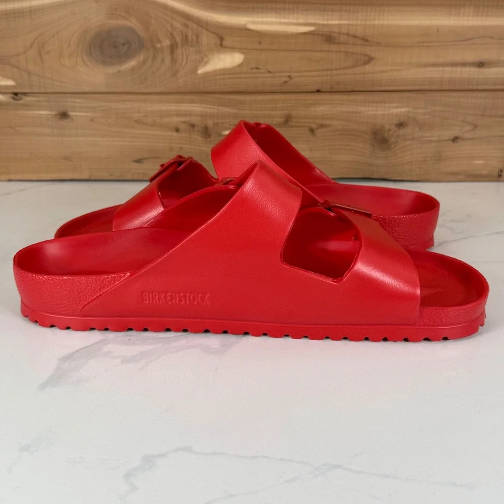 Birkenstock Arizona Essentials EVA Red Sandals Mens 13 EU 46 Waterproof Slides
